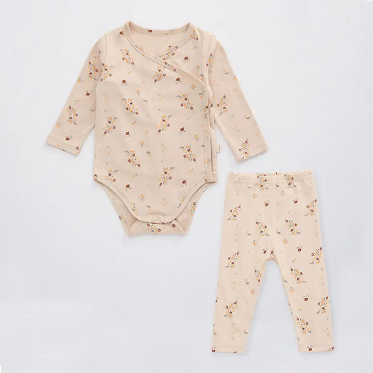 Fashion Floral Newborn Baby Boy Clothing Summer Baby Girl Clothes Set Cotton Short Sleeve Tops+pant Infant Clothing 3-18 Months