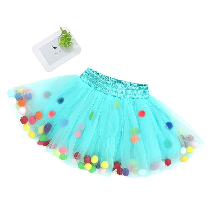 Fashion Kids Skirts for Girls Princess Fluffy Girls Skirts Summer Lovely Children Clothing Ball Gown 1-5 Years