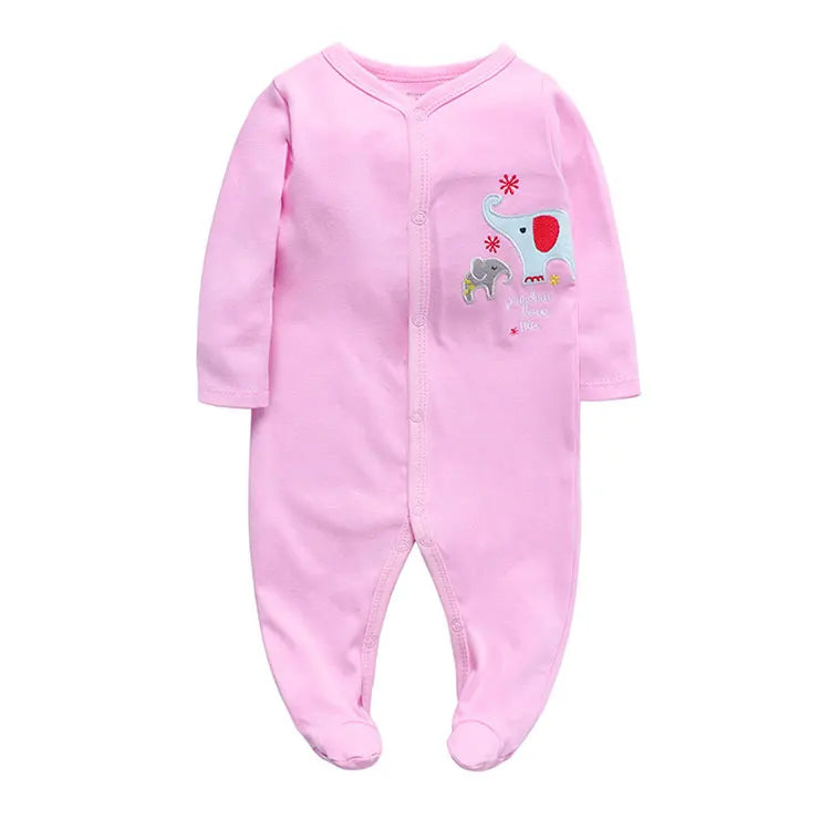 Cartoon Newborn Boys Bodysuit Spring Autumn Baby Girl Clothes Cotton Long Sleeve Baby Bodysuit Infant Clothing 3-24 Months