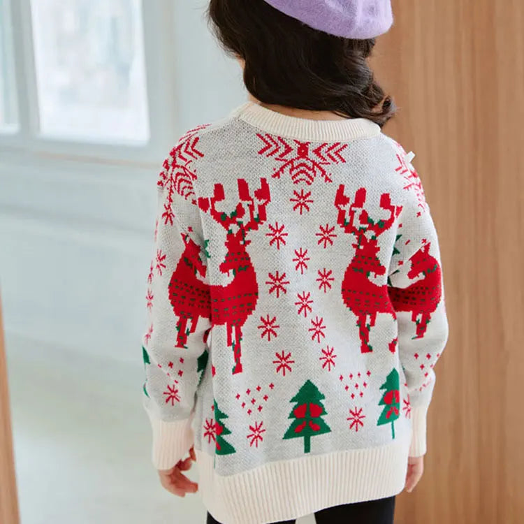 Spring & Autumn Kids Girl Clothes Knitted Sweater Casual Children Clothing Girls Sweaters Long Sleeve Girl Clothes 3-7 Years