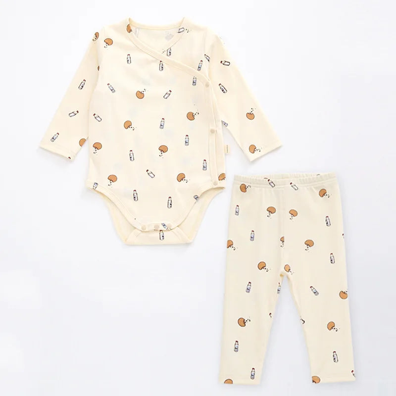 Fashion Floral Newborn Baby Boy Clothing Summer Baby Girl Clothes Set Cotton Short Sleeve Tops+pant Infant Clothing 3-18 Months