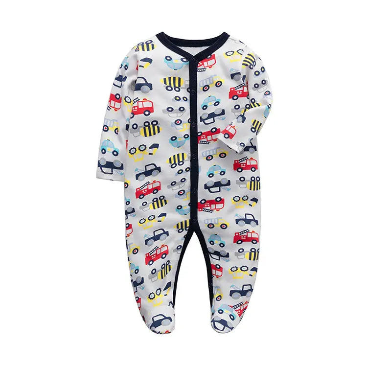 Fashion Cartoon Newborn Girl Clothes Cotton Long Sleeve Baby Boys Romper Spring Autumn Baby Clothing 3-12 Months