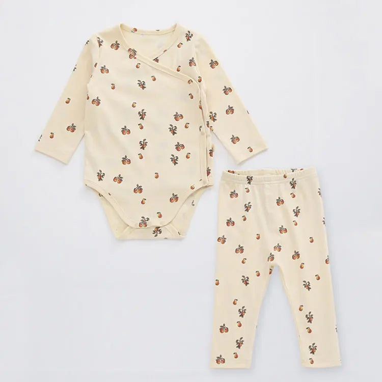 Fashion Floral Newborn Baby Boy Clothing Summer Baby Girl Clothes Set Cotton Short Sleeve Tops+pant Infant Clothing 3-18 Months