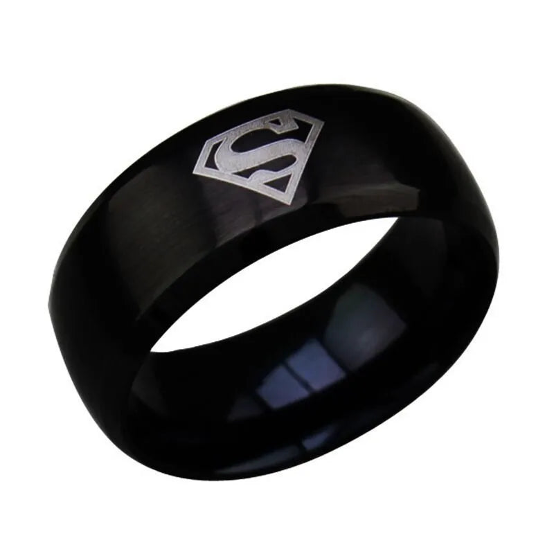 Anxiety Ring For Men Spinner Fidgets Rings Stainless Steel Basketball Football Rotate Freely Spinning Anti Stress  Jewelry