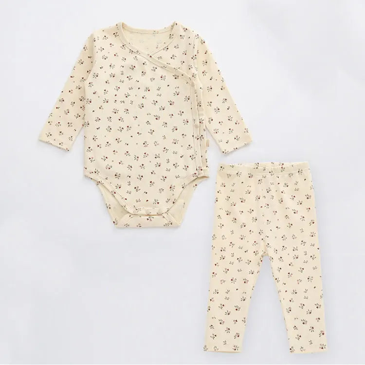 Fashion Floral Newborn Baby Boy Clothing Summer Baby Girl Clothes Set Cotton Short Sleeve Tops+pant Infant Clothing 3-18 Months