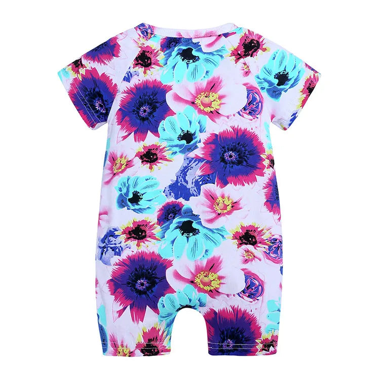 Summer New Style Baby Rompers Cotton Short Sleeve Baby Girl Clothes Summer Newborn Costume Fashion Infant Clothing  3-24 Months