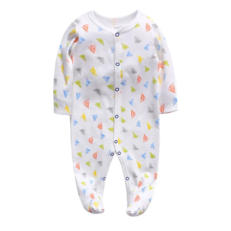 Cartoon Newborn Boys Bodysuit Spring Autumn Baby Girl Clothes Cotton Long Sleeve Baby Bodysuit Infant Clothing 3-24 Months