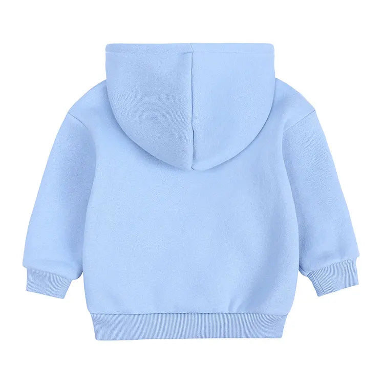 Winter Warm Kids Clothes Girl Outfit Set Long Sleeve Solid Hooded Tops Pants Fashion Children Boys Clothing Sets 1-12 Years