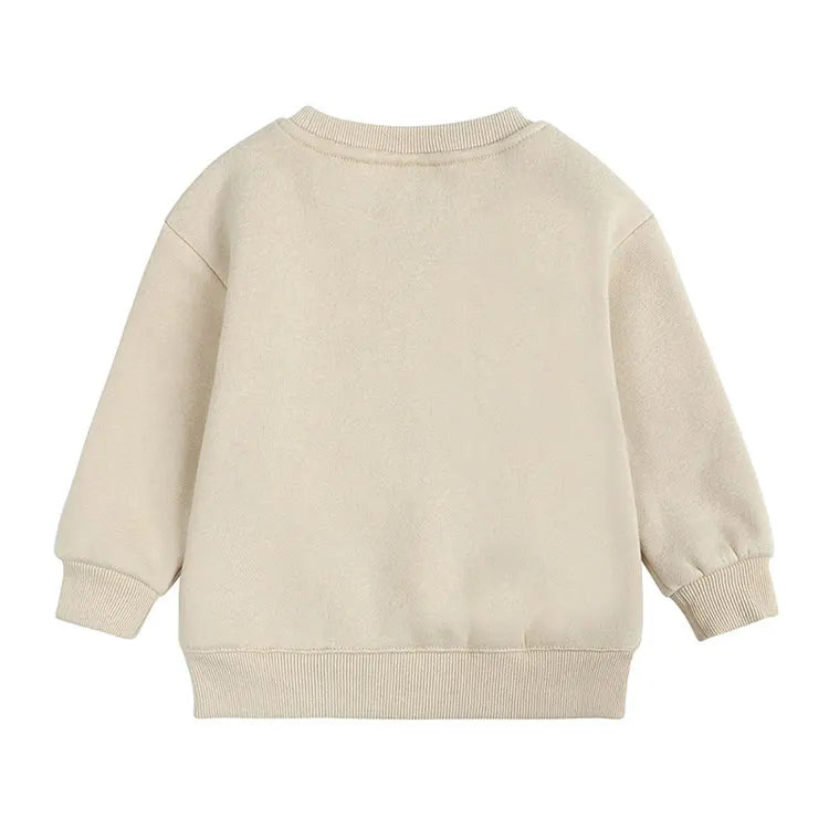 Fashion Solid Color Kids Clothes Boys Sweatshirt Cotton Long Sleeve T-shirt for Boy Spring Autumn Children's Hoodie 1-6 Years