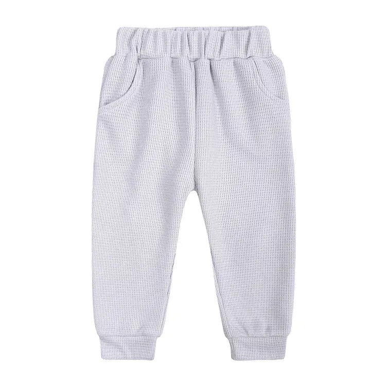 Fashion Solid Color Toddler Boy Clothes Spring Autumn Kids Clothes Girls Outfits Cotton Long Sleeve Tops+pant Children Clothing