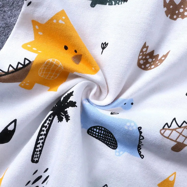 Cartoon Baby Clothes Girl  Rompers Cotton Short Sleeve Baby Boys Clothes Summer Newborn Boy Rompers 3-18Months