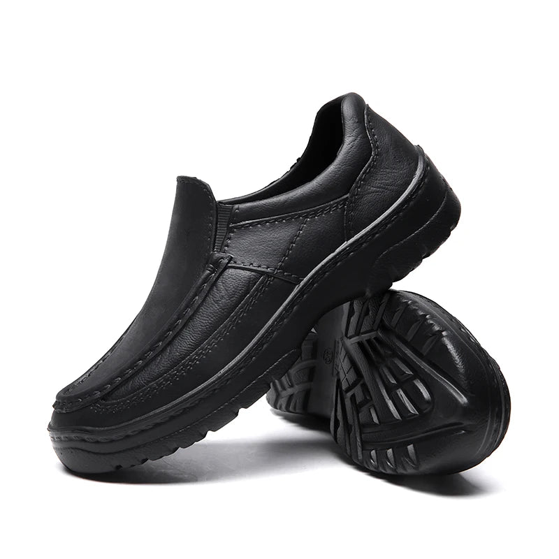 New spring and autumn men's light leisure work chef shoes waterproof, non-slip, oil-resistant and wear-resistant men's shoes