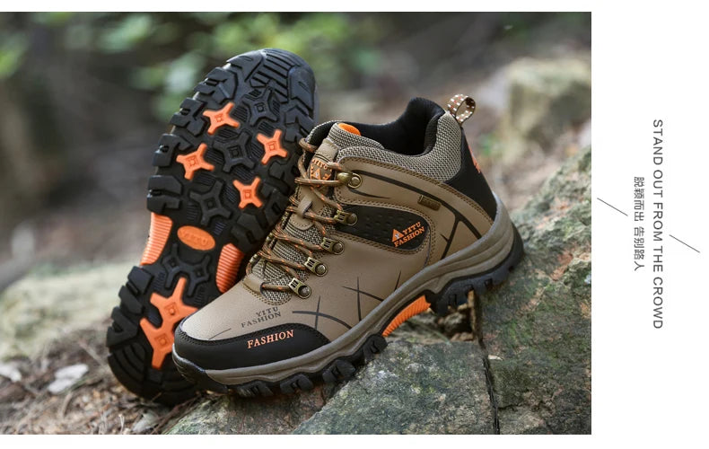 Men's autumn and winter hiking shoes Casual sports shoes comfortable lightweight non-slip large size men's shoes39-47