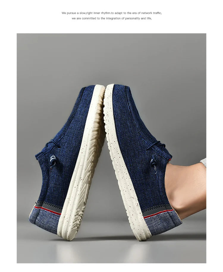 Men's leisure canvas shoes