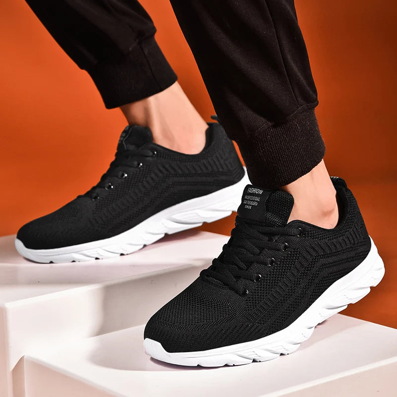 Spring and autumn lace-up light walking shoes men's casual shoes Running sneakers comfortable breathable men's shoes new