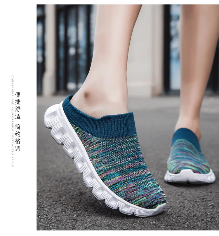 Breathable casual sports shoes for men and women flat couples light fashion comfortable plus size non-slip walking shoes