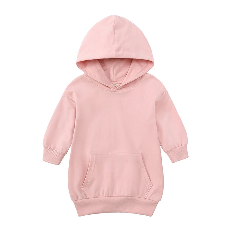 Fashion Solid Color Kids Clothes Girls Hoodies Cotton Long Sleeve Boys Sweatshirts Spring Autumn Children Clothing 2-5 Years