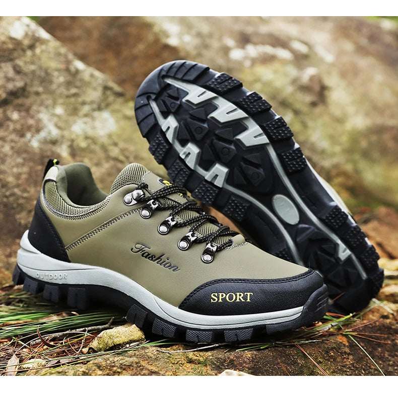 Men's outdoor running shoes Mountain casual sneakers Non-slip hiking camping Comfort hiking sports shoes for men