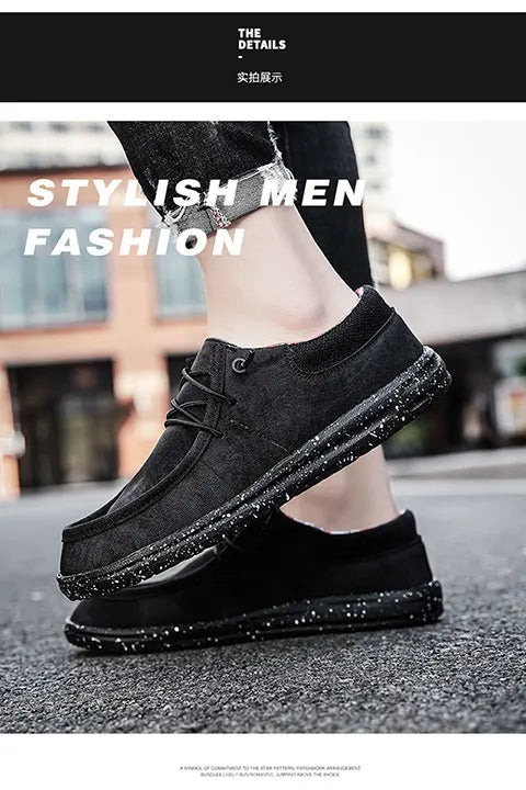 Men's Walking High quality breathable outdoor men's shoes Casual Sports  Fashion comfortable lazy shoes plus size cloth shoes48