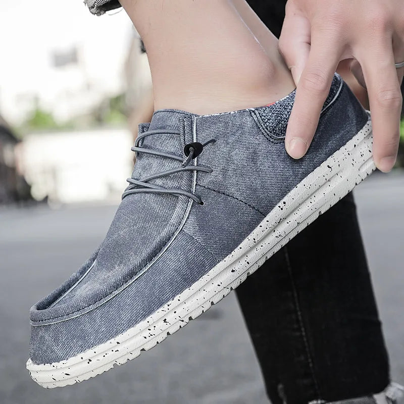 Men's Walking High quality breathable outdoor men's shoes Casual Sports  Fashion comfortable lazy shoes plus size cloth shoes48