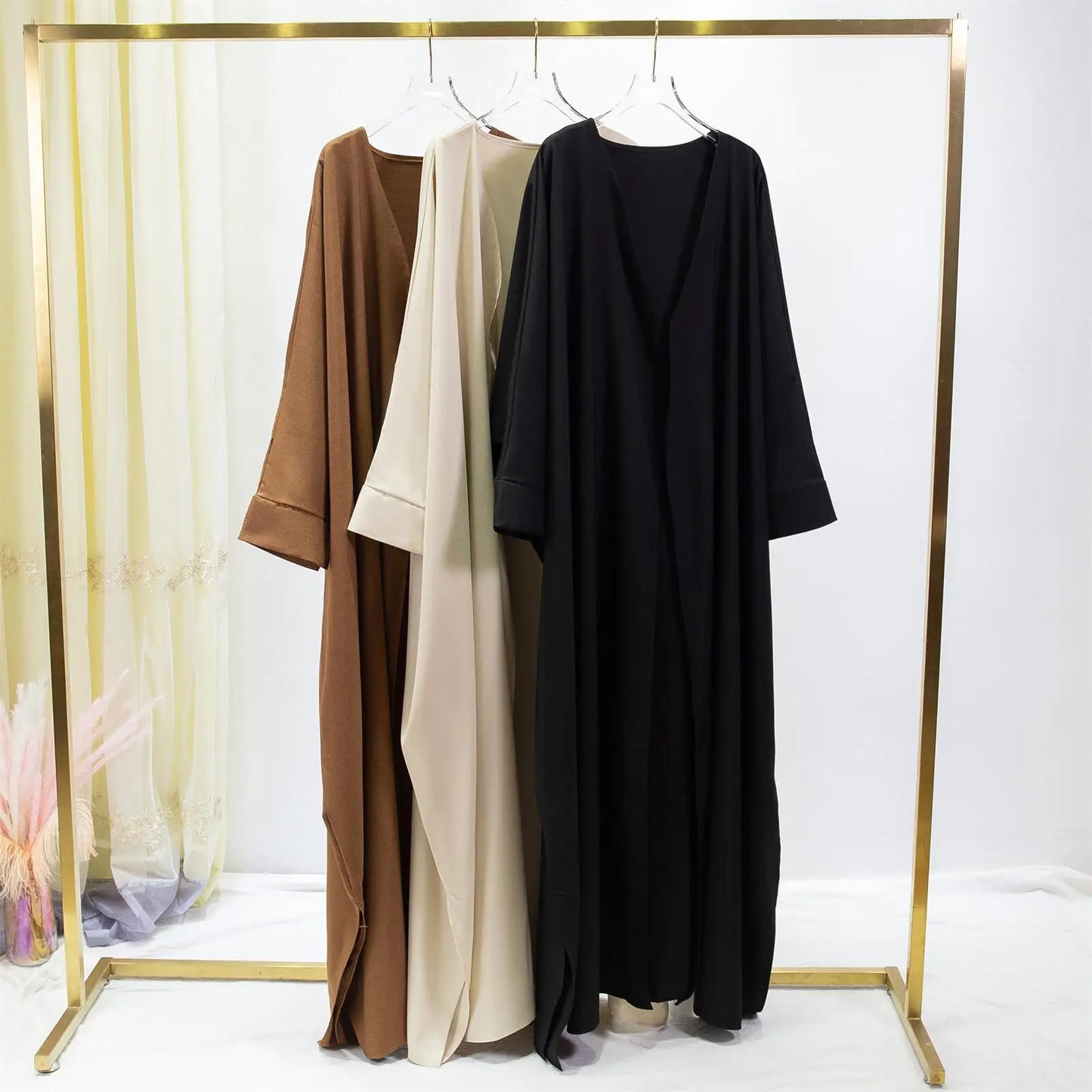 Women's Traditional Arabian Batwing Sleeve Abaya Muslim Loose Maxi Length Dress Women Jilbabs