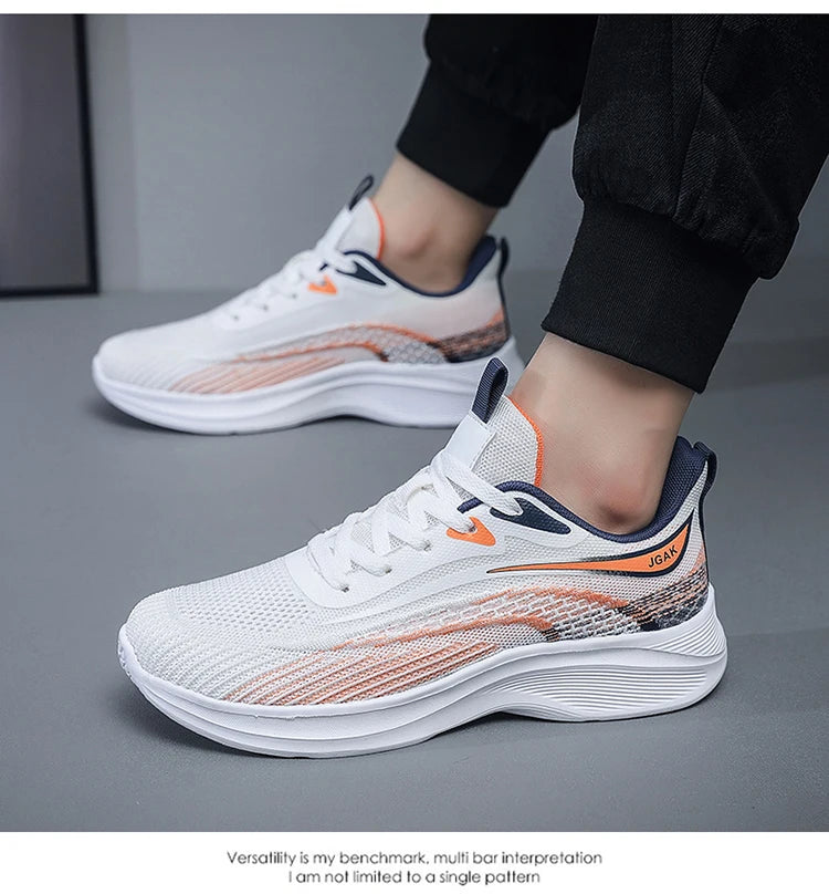 Men's shoes Casual lightweight non-slip fashion sneakers Breathable running shoes Outdoor walking training tennis shoes for men