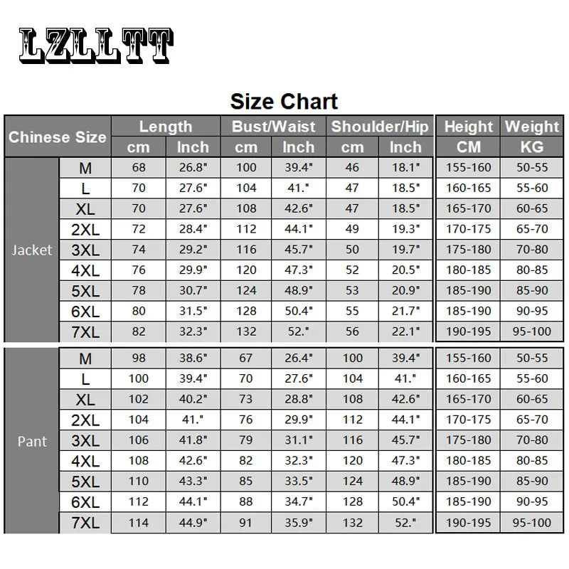 Spring Autumn Men Casual Sport Sportswear Tracksuit Suits Mens Joggers Running 2 Pieces Sets Sweatpants Jacket Male Big Size 7XL