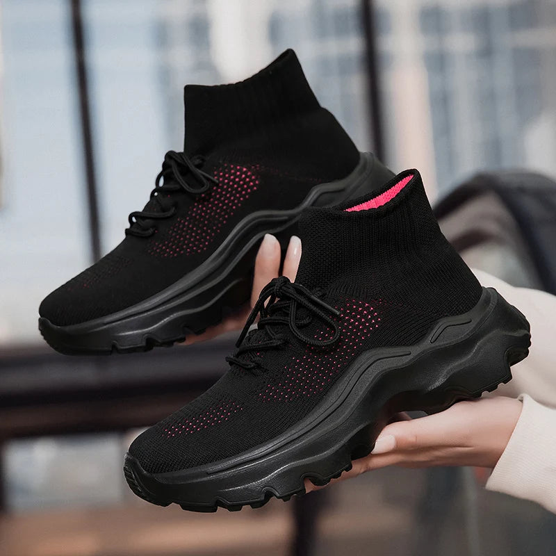 Men's and women's casual couple shoes large size lace up high top comfortable breathable vulcanized sports shoes men's shoes