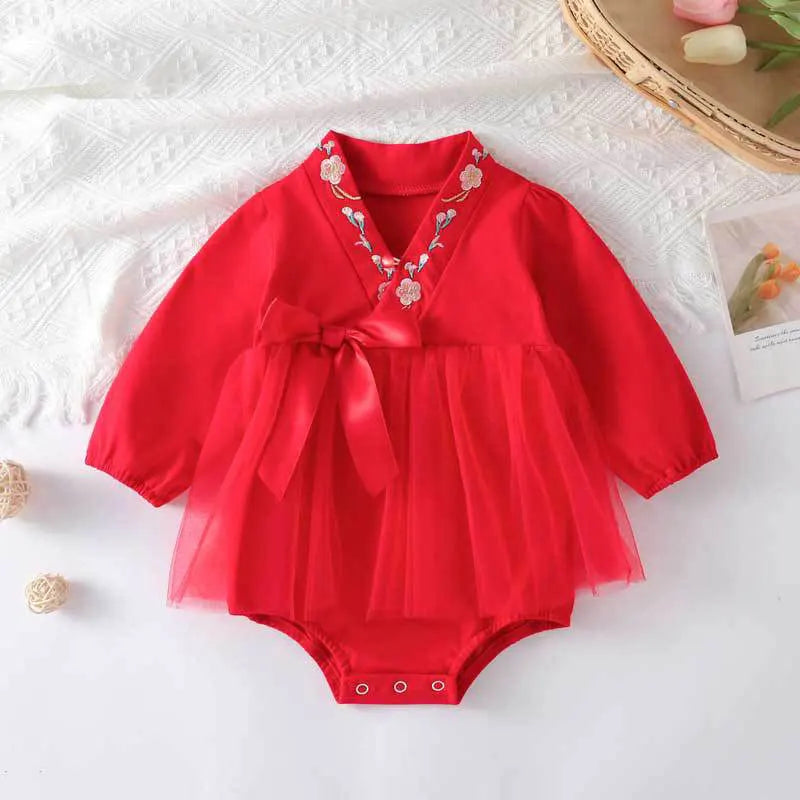 Fashion Newborn Clothes Girls Bodysuit Spring & Autumn Baby Girl Clothes Cotton Short Sleeve Infant Bodysuits 3-18 Months