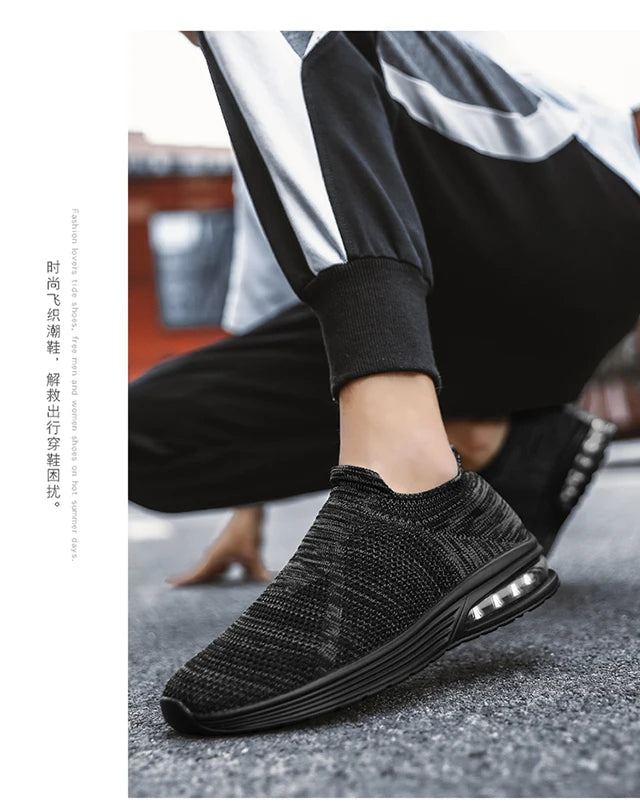 Men's and women's new spring and autumn breathable mesh casual sports shoes men's and women's shoes large size vulcanized shoes