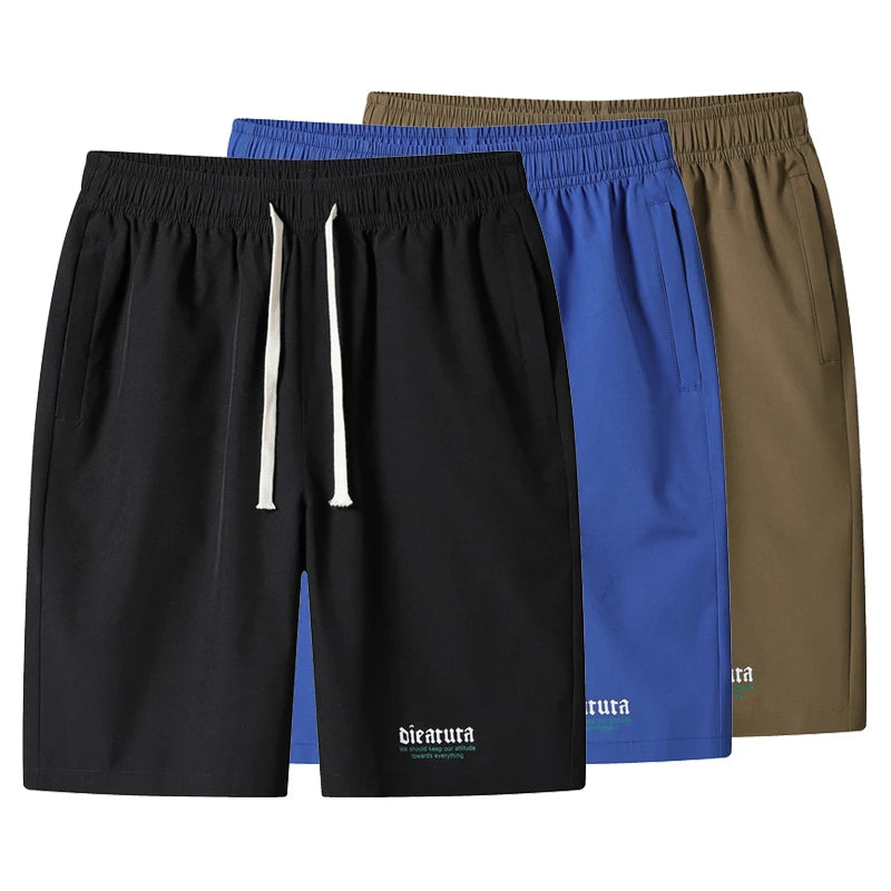 Summer Men Casual Breathable Beach Sport Shorts Mens Running Joggers Gym Solid Shorts Pants Men's Shorts Bermudas Plus Size 6XL