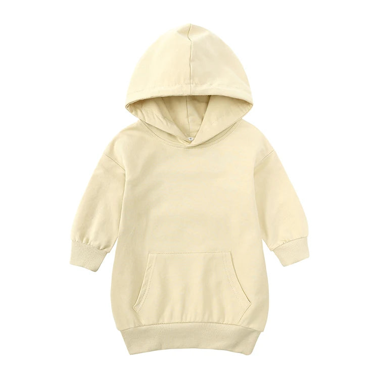 Fashion Solid Color Kids Clothes Girls Hoodies Cotton Long Sleeve Boys Sweatshirts Spring Autumn Children Clothing 2-5 Years