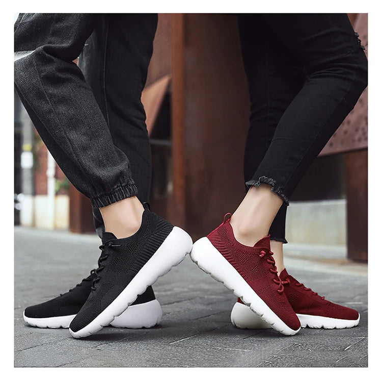 Men's and women's casual sports shoes summer breathable comfortable lightweight outdoor jogging shoes walking shoes