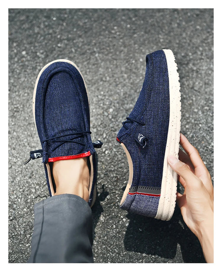 Men's leisure canvas shoes