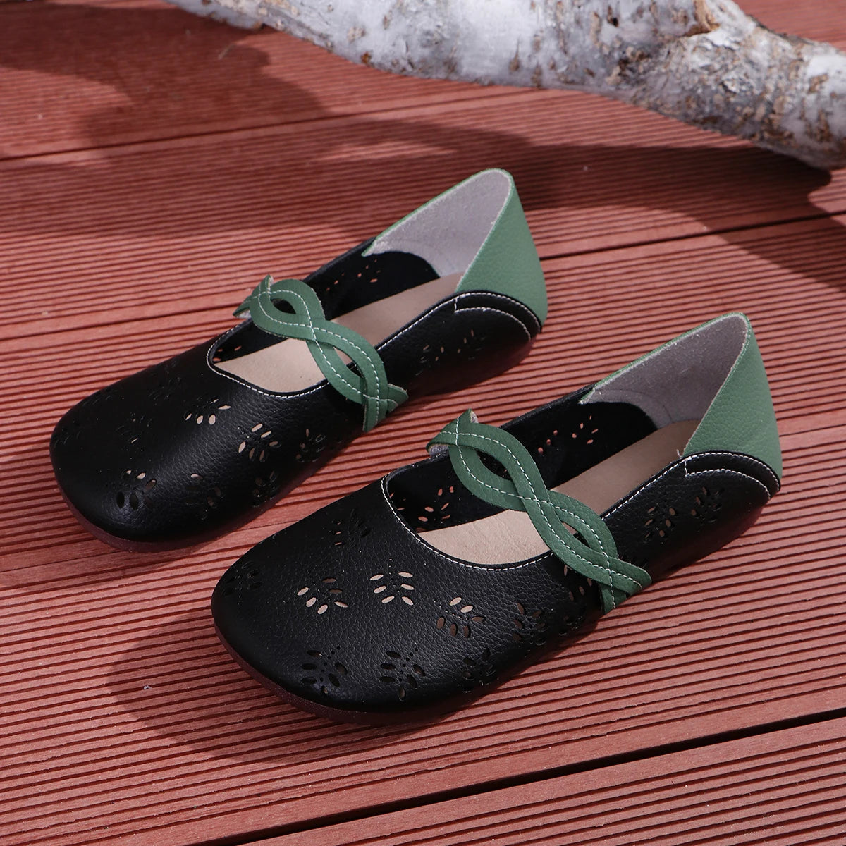 Women's casual flat sole single shoes, comfortable and versatile soft sole loafers, fashionable Mary Jane ballet shoes