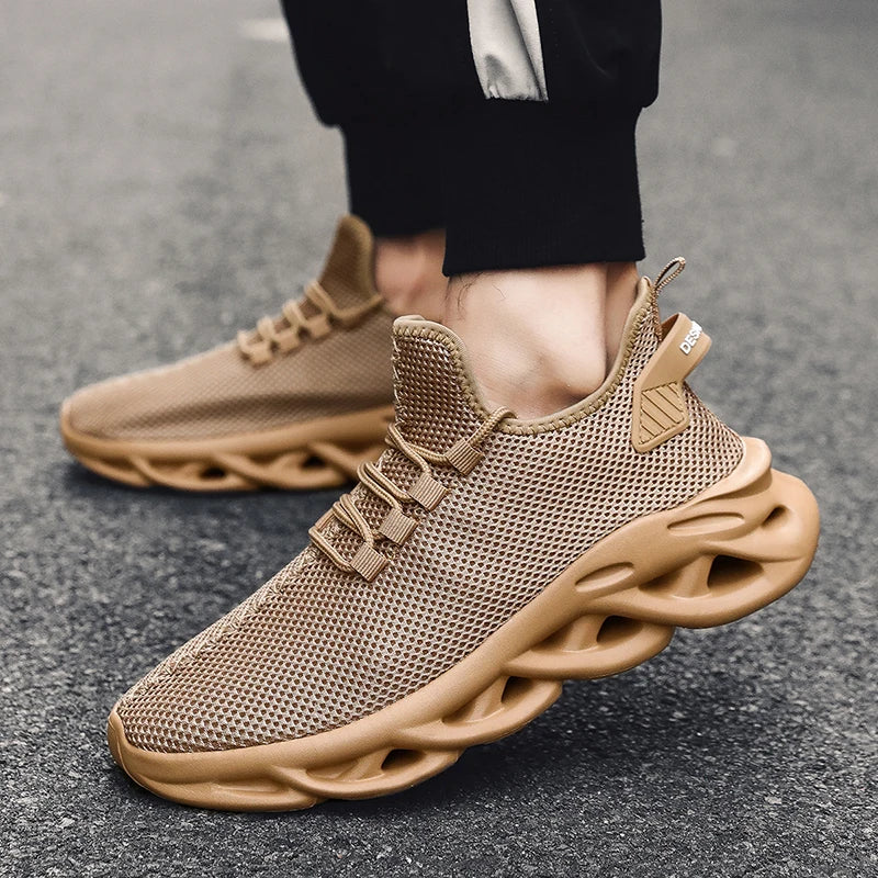 Men's running shoes Sports Fashion casual breathable men's shoes walking shoes fitness new spring and autumn large size