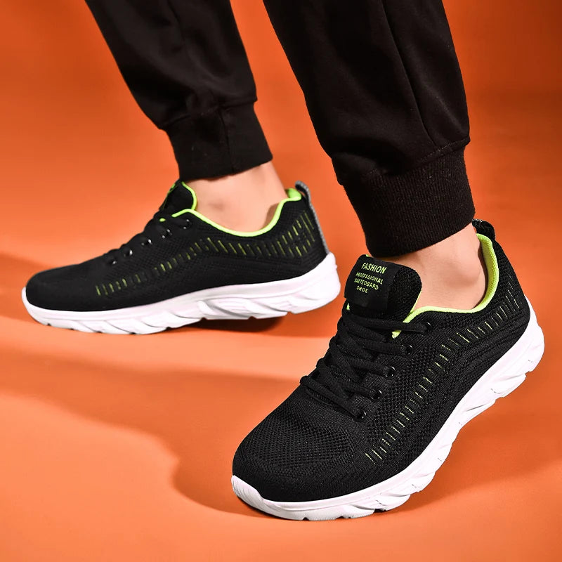 Spring and autumn lace-up light walking shoes men's casual shoes Running sneakers comfortable breathable men's shoes new