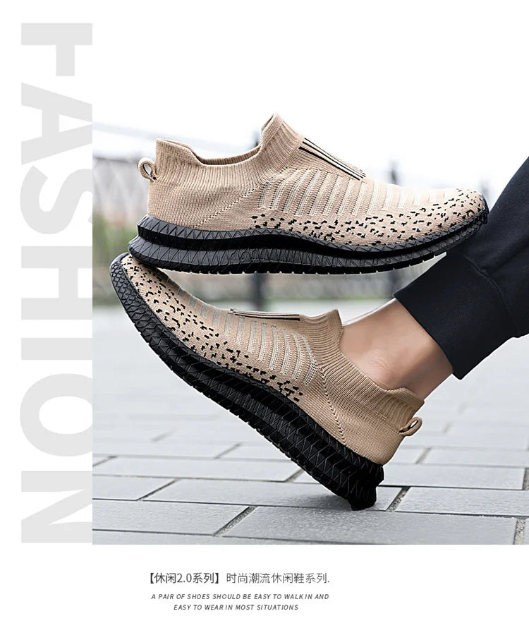 2024 new spring and autumn leisure fashion design lightweight breathable walking men's sports casual shoes fitness shoes