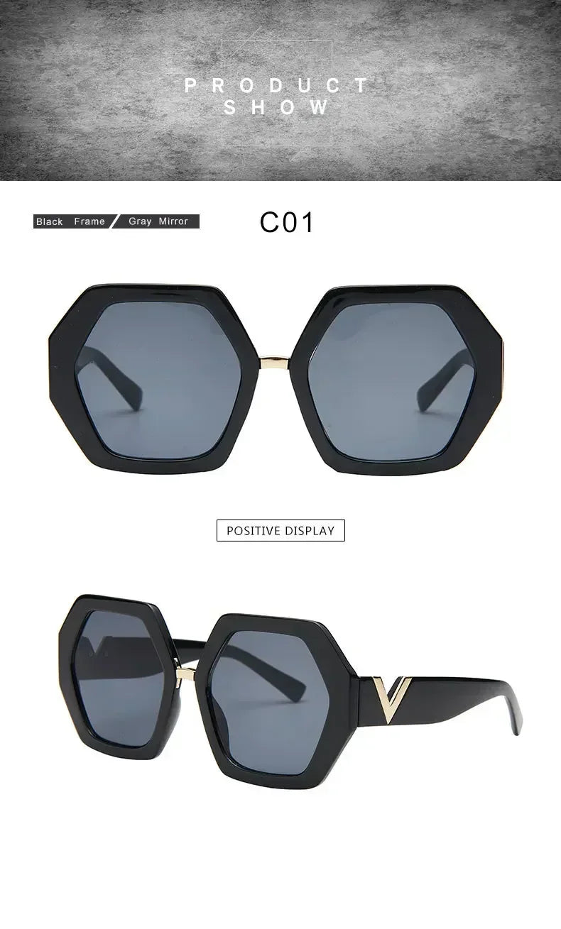 2024 Luxury Square Sunglasses Ladies Fashion Glasses Classic Brand Designer Retro Sun Glasses Women Sexy Eyewear Unisex Shades