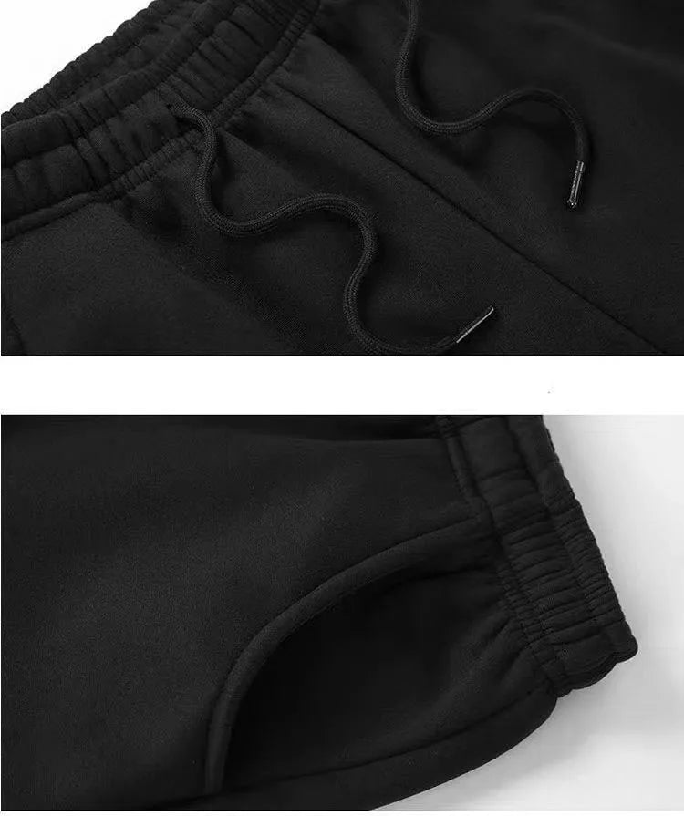 tracksuit men winter sweatshirt sweatpants sweatsuits 2 piece set mens outfits joggers sportswear cotton sweatshirt trackpants