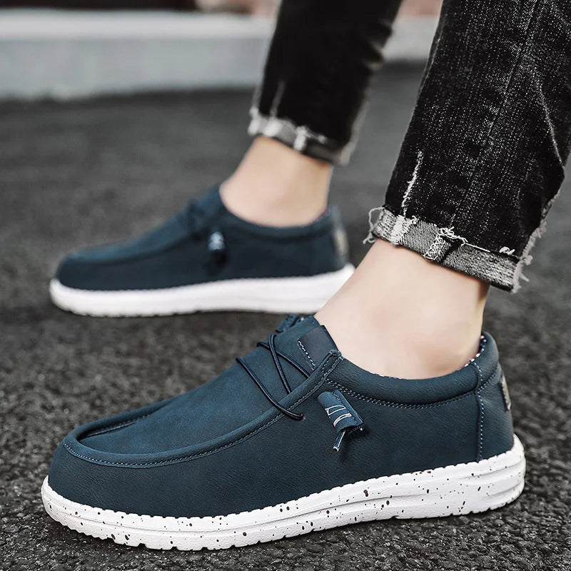 New men's shoes Spring and autumn large size leisure sports shoes low top non-slip comfortable lightweight running loafers men