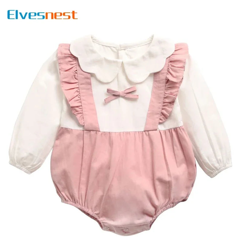 Cartoon Baby Clothes Girls Bodysuits Cotton Long Sleeve Infant Boy Clothes Spring Autumn Newborn Clothing 1-3 Years