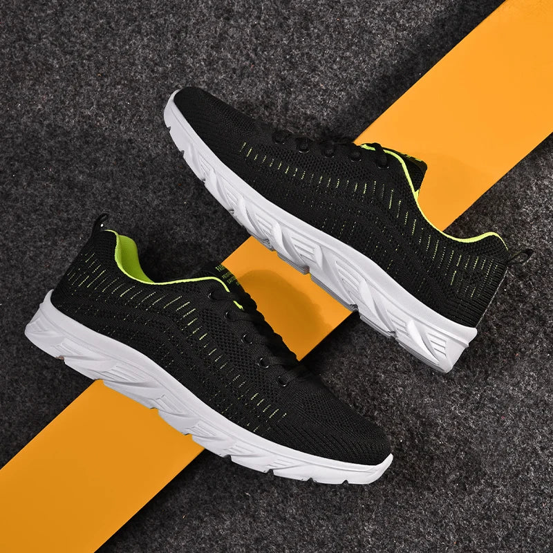 Spring and autumn lace-up light walking shoes men's casual shoes Running sneakers comfortable breathable men's shoes new