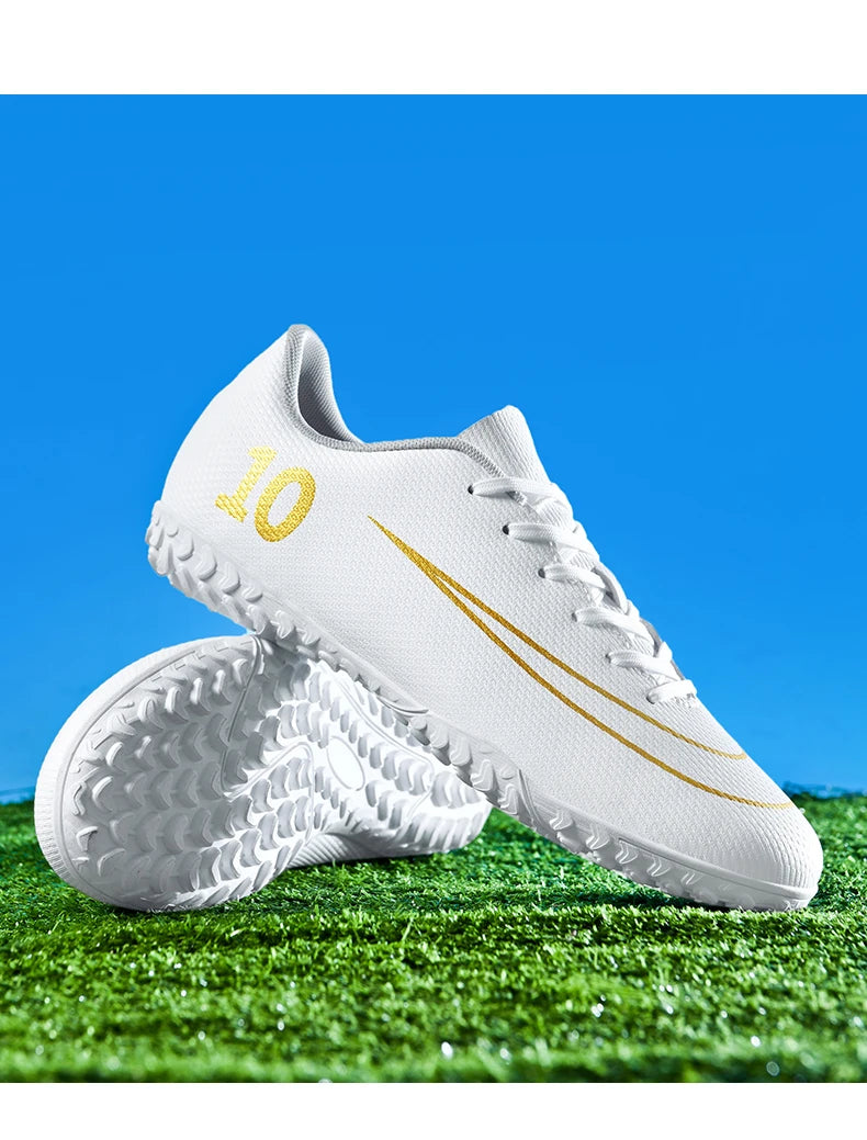 Men's and women's football shoes Non-slip training casual sports shoes youth outdoor breathable large size football shoes