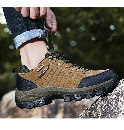 2024 Men's leisure sports outdoor hiking shoes plus size men jogging mountaineering men's shoes non-slip Spring and autumn new