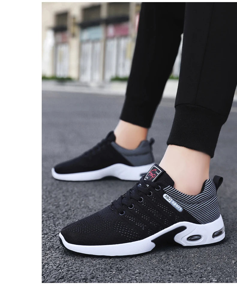 Men's running shoes Soft sole breathable mesh surface sports shoes non-slip wear-resistant running casual men's shoes