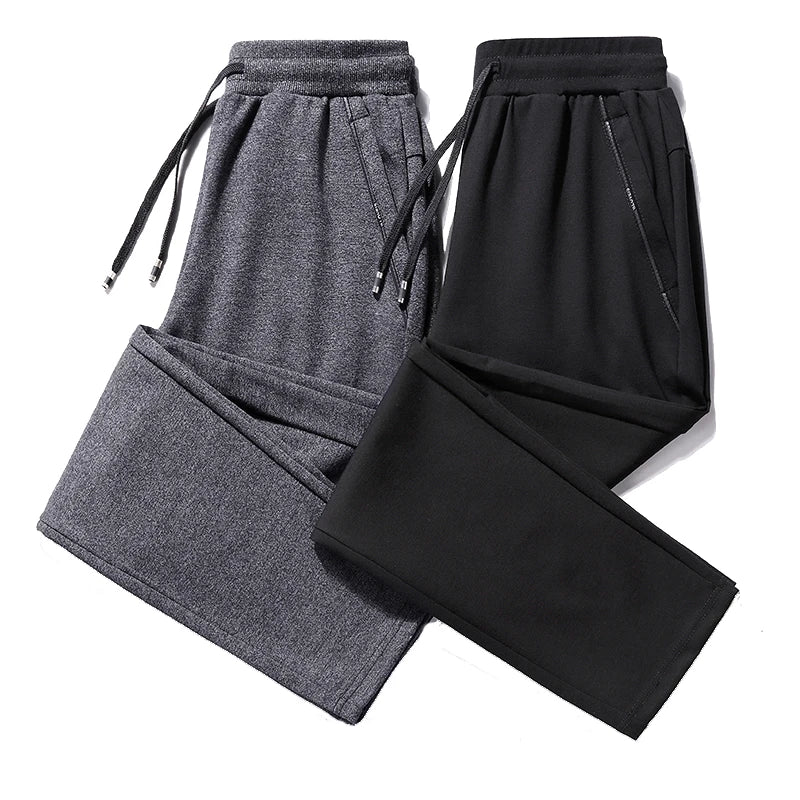 2023 Spring Autumn Men Casual Gym Soft Sweatpants Jogger Pants Mens Drawstring Trousers Outer Sport Tracksuit Male Plus Size 8XL