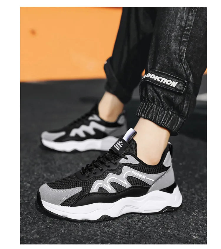 2024 New men's sneakers Comfortable casual men's shoes light breathable walking and running designer Spring and Autumn