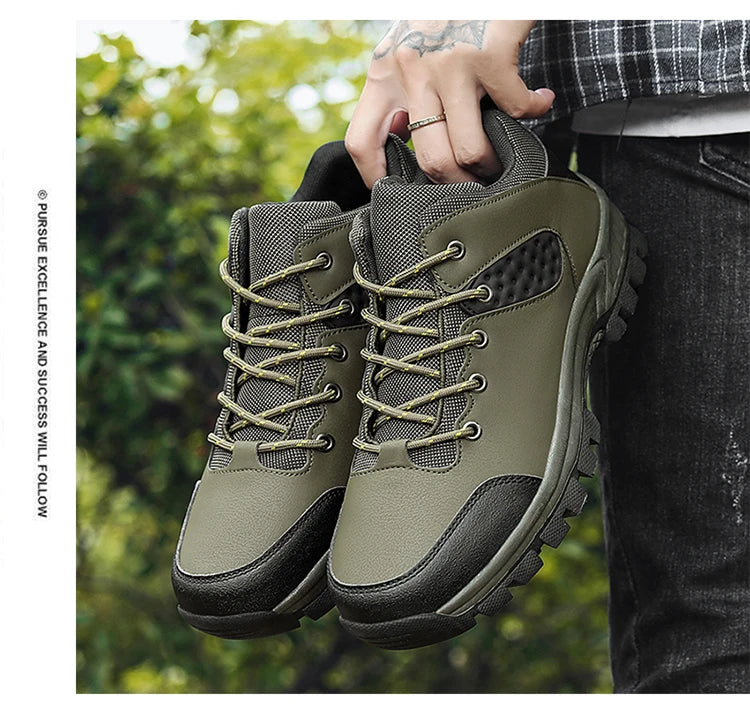 Men's casual sneakers lace-up outdoor casual shoes Fashion comfortable breathable platform shoes for men