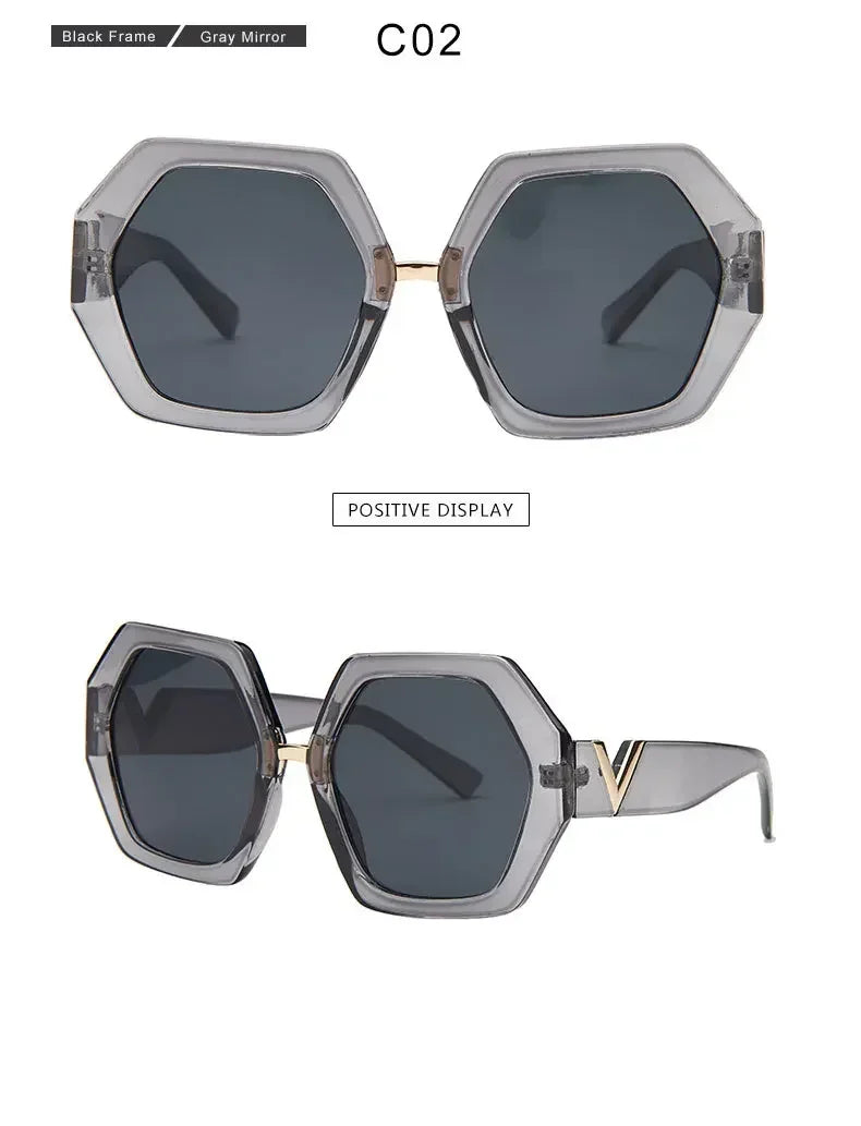 2024 Luxury Square Sunglasses Ladies Fashion Glasses Classic Brand Designer Retro Sun Glasses Women Sexy Eyewear Unisex Shades